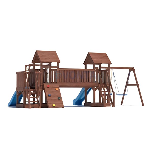 Детская деревянная игровая площадка для улицы дачи CustWood Scout SC13