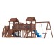 Детская деревянная игровая площадка для улицы дачи CustWood Scout SC13
