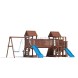 Детская деревянная игровая площадка для улицы дачи CustWood Scout SC13