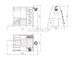Детский комплекс Савушка Непоседа 3 oak