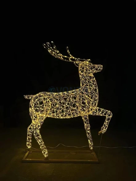 Светодиодная фигура Благородный олень 220 см., (SR032)