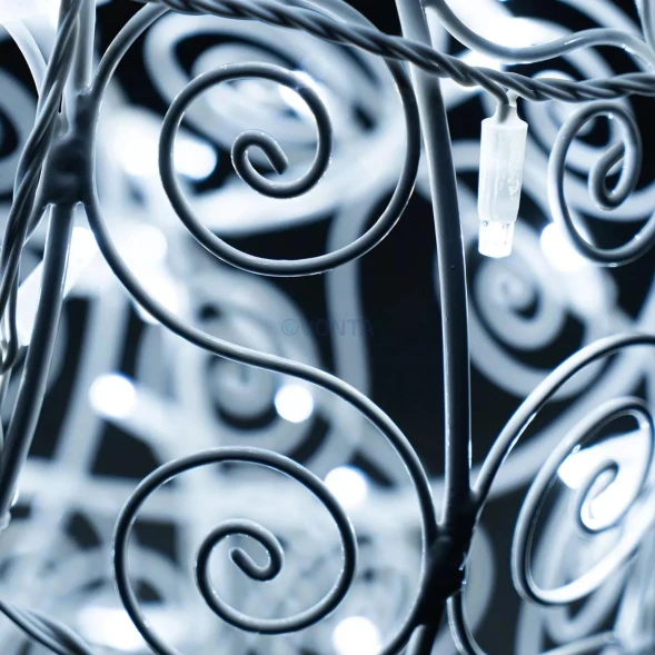 Светодиодная фигура Олень ажурный 1,9 м., динамика, белый, (OL82)