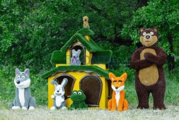 Топиари дом теремок — газон Deluxe