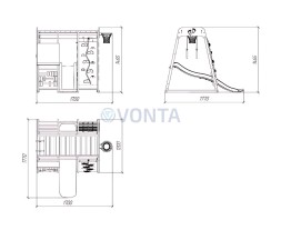 Детский комплекс Савушка Непоседа 4 nero