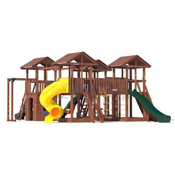 Детская деревянная игровая площадка для улицы дачи CustWood Active 16