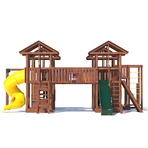 Детская деревянная игровая площадка для улицы дачи CustWood Active 16