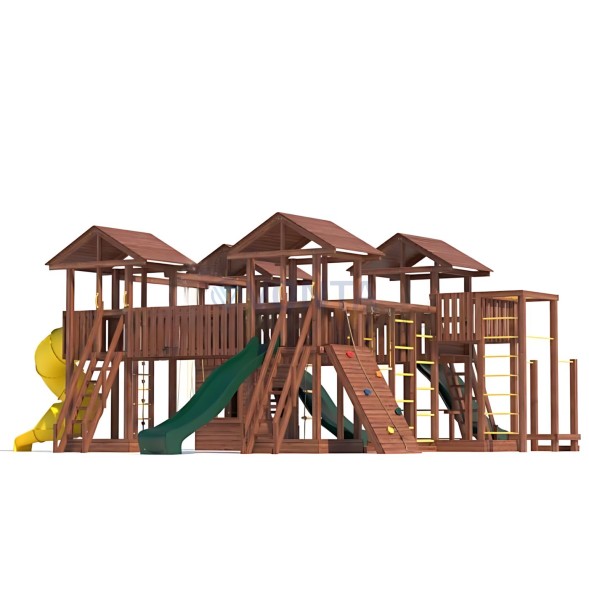 Детская деревянная игровая площадка для улицы дачи CustWood Active 16