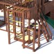 Детская деревянная игровая площадка для улицы дачи CustWood Active 16