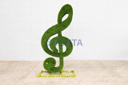 Топиари скрипичный ключ — газон Premium