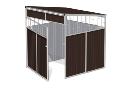 Навес для мусорных баков (на 1 контейнер), ХОЗ-17