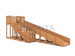 Зимняя горка IgraGrad Snow Fox скат 8 м