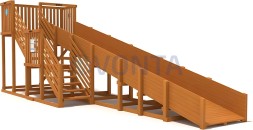 Зимняя горка IgraGrad Snow Fox скат 8 м