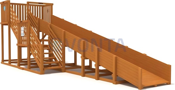 Зимняя горка IgraGrad Snow Fox скат 8 м