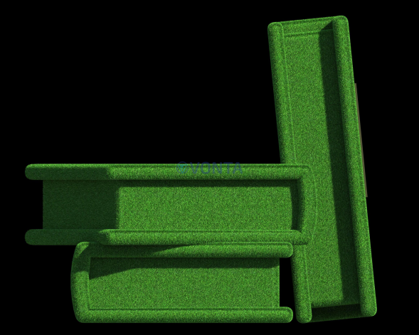 Топиари композиция книги- газон Eco