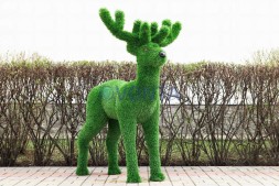 Топиари олень, малыш Орех, h=155 см- газон Eco Green