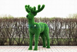 Топиари олень, малыш Орех, h=155 см- газон Eco Green