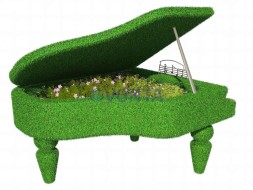 Топиари рояль, карта, h=100 см — газон Eco