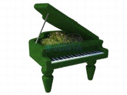 Топиари рояль, карта, h=100 см — газон Eco