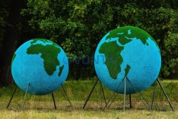 Топиари композиция глобус, 2 шт — газон Eco