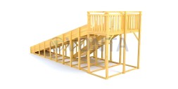 Зимняя горка Савушка Зима Wood-6