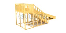 Зимняя горка Савушка Зима Wood-6