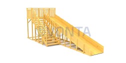 Зимняя горка Савушка Зима Wood-6