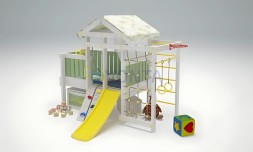 Игровой комплекс Савушка Baby 3 оливковый