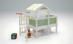 Игровой комплекс Савушка Baby 3 оливковый