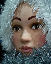 Светодиодная фигура из мишуры Снегурочка 1.8 м., (3DGR88)