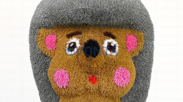 Топиари Ежик с грибом — газон Есо