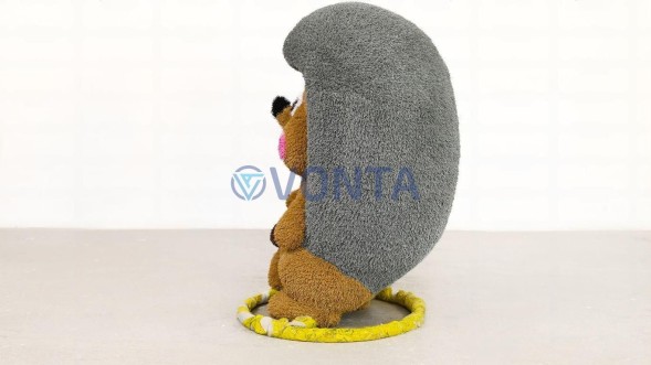 Топиари Ежик с грибом — газон Есо