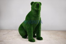 Топиари композиция медведица Монти и медведь Муни — газон Deluxe Green