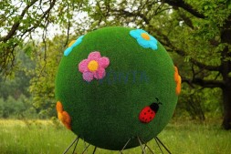 Топиари шар поляна, h=190 см — газон Eco