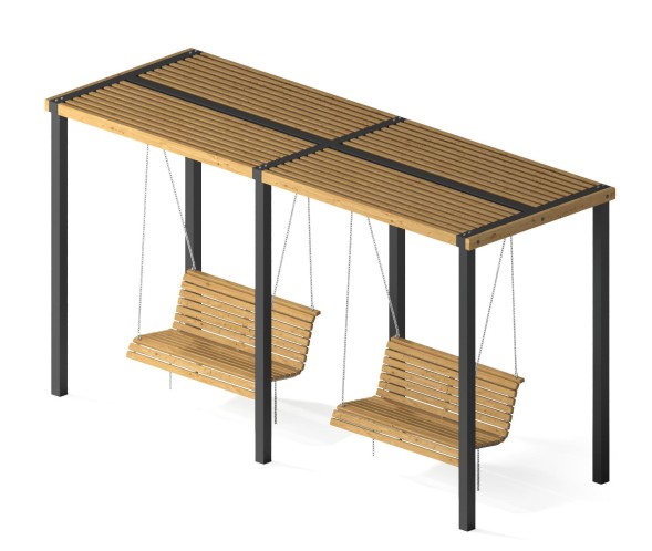 Парковая мебель “Радуга”, КЧ-35