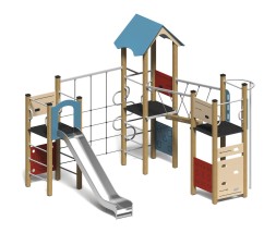 Игровой комплекс “Три башни с мостом и сетью”, ИКL-22