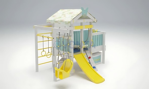 Игровой комплекс Савушка Baby 6 голубой