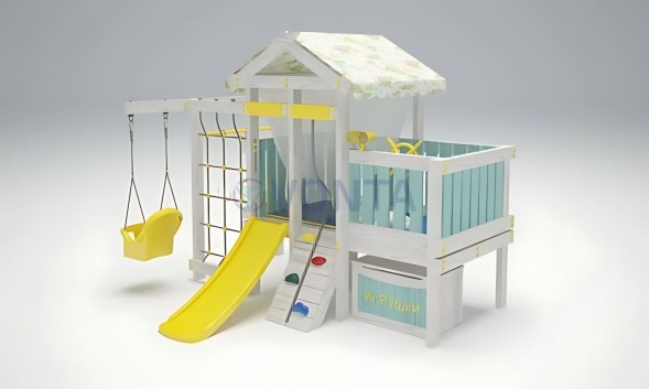 Игровой комплекс Савушка Baby 6 голубой