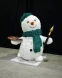 Светодиодная фигура из мишуры Снеговик Художник 2.07 м., (3DGR809)