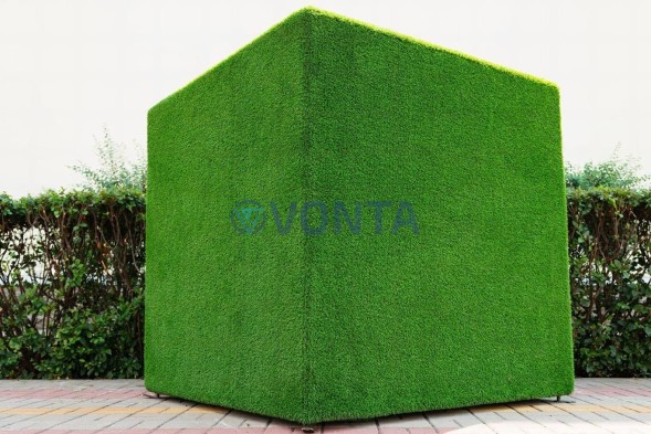 Топиари композиция геометрические фигуры, кубы, большая, 2 шт — газон Eco
