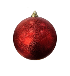 Шар фактурный, красный, 12 см, 15 см, 20 см