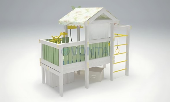 Игровой комплекс Савушка Baby 6 оливковый