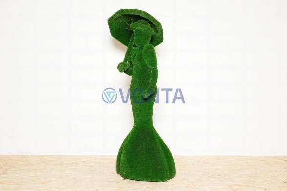 Топиари композиция леди Элизабет и девочка Агата — газон Eco