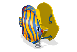 Качалка на пружине “Рыбка”, КБ-25Х