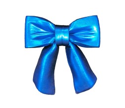 Бант, синий, 20 см, 30 см, 40 см, 50 см