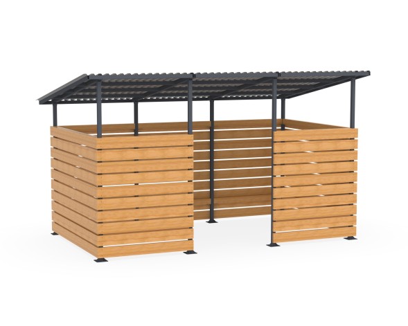 Контейнерная площадка для ТБО «Эко» 3 контейнера