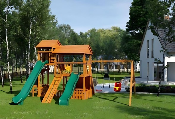 Детская деревянная площадка IgraGrad Домик 3