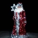Светодиодная фигура из мишуры Дед Мороз 2 м., (3DGR89)