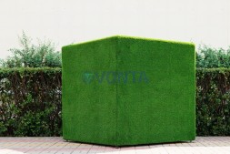Топиари куб, зеленый, большой — газон Eco