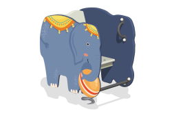 Качалка на пружине «Слон», КБ-54