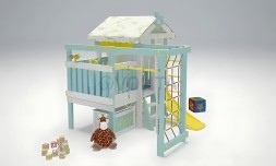 Игровой комплекс Савушка Baby 1 голубой